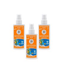 키즈 썬 크림 125g Alphanova Kids Creme Solaire 프랑스 아기제품, 3팩