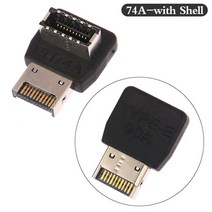 컴퓨터부품 USB 3.1 타입-E 90 도 컨버터 커넥터 어댑터 마더 보드 컴퓨터 PC 액세서리 데스크탑 DIY 부품, [03] C