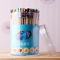 과일꽂이 편한생활 300p 원형 11cm 녹말이쑤시개