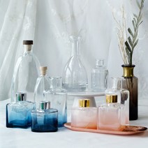 디퓨저 용기 시리즈 유리병 공병 디퓨져 인테리어 소품 대용량 DIY, 마이핑크-라운드