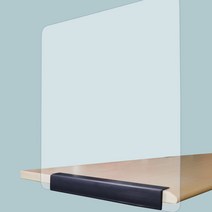 모서리 다목적 가림막 가림판 위생 칸막이 투명 은행 학교 파티션 비대면 비말방지 예방 차단, 3 PC판:600X500(mm)2T, 모서리받침대:450X40X50(mm)