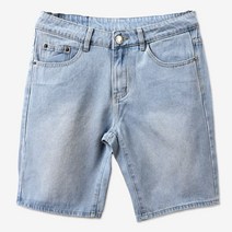 비브레이커스 남성용(28-34) 난스판 베이직 5부 청반바지 JS2061연청