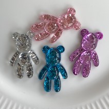 데코덴 슬라임 파츠 모음 폰케이스꾸미기 디저트파츠 폰케이스만들기 탑꾸 다꾸 폴꾸 탑로더 방과후수업재료, 베어