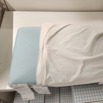 이케아 드발라 순면 호텔 베개커버 자루형 베개덮개 2p 80x50