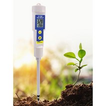토양 EC 온도 측정기 디지털 식물 수분 전도도 테스터 정원, 토양 EC 값 무토양 재배 액체 비옥도 염분 측정 토양, 1개