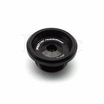 몽키125 슈퍼커브마차휠 존테스350D CNC 대형 엔진 플러그 캡 커버 혼다 몽키 Z125 C125 슈퍼 큐브 MSX125 그롬 오토바이 액세서리, 1.Black