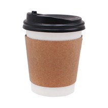 10온스+검정개폐+무지홀더100개 테이크아웃종이컵세트, 단품, 단품