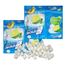 해태제과 아이스쿨껌 리필껌 츄잉껌, 103g, 2개
