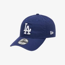 뉴에라 뉴에라 940 언스트럭쳐 MLB 베이직 워시드 LA 다저스 볼캡 로얄 블루_K 12836222