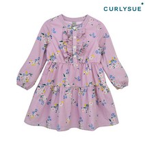 CURLYSUE 컬리수 봄꽃 프릴원피스 COS1GAOP11 봄