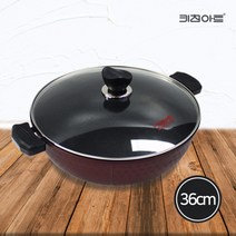 [키친아트] 금상첨화 티타늄코팅 인덕션가능 양수웍팬 36cm, 상세 설명 참조, 상세 설명 참조