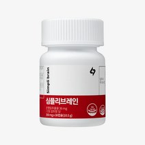 심플리케어 심플리브레인 기억력 혈행 개선 영양제 두뇌 뇌 건강 수험생 노인 은행잎추출물, 1개월분