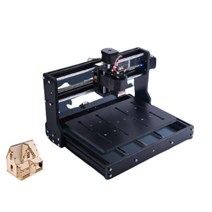 레이저 조각기 각인기 미니 소형 나무 가죽, 3020 표준 + 옥수수 밀링 커터