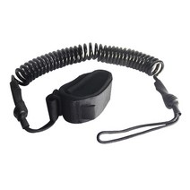 3m Surf SUPs 가죽끈 TPU 프리미엄 앵클 스트랩 서핑 서핑 보드 롱보드, 네오프렌 TPU, 블랙, 1개