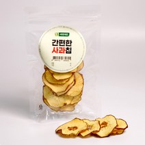 자연지인 원형컷 건조 국산 사과칩 과일칩 40g, 4팩