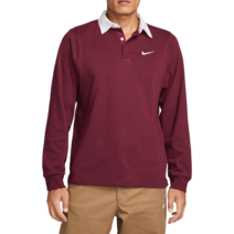 (국내매장판/AS가능) 나이키 SB 럭비 탑 맨즈 긴팔 카라 남성 버건디 긴소매 티셔츠