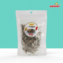 [왈왈] 수제간식 저염멸치 100g, 1
