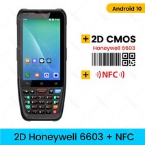 안드로이드 10 PDA 스캐너 휴대용 핸드 터미널 데이터 수집기 하니웰 N6603 QR 바코드 리더 크래들 충전, 07 2D Honey 6603 NFC_04 EU