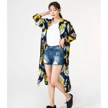 여성 원피스 드레스 하객 데일리 롱 긴팔 로브가디건