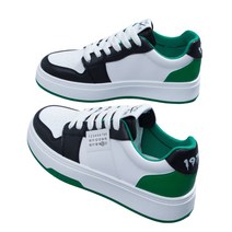 여성 슬립온 운동화 미끄럼 방지 운동화 키높이 스니커즈 3.5cm