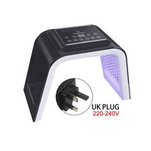 디지털조도계 조도측정기 7 가지 색상 LED 페이셜 마스크 PDT 라이트 테라피 수분 스프레이 분광계 콜드 샤프트 레드 블루 뷰티 램프, 06 UK