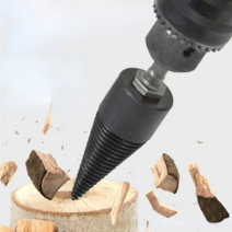 캠핑 숯불 장작 나무 패기 쪼개기 드릴 비트, 장작패기 비트 32mm