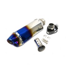오토바이 배기 파이프 머플러 Pitbike DB Killer for X-adv Cbr PCX 150 125 CB300 Mt09 G310r Sv 650 Xmax 250 Xmax300, [12] H Ak Laser