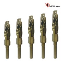 클리브랜드 코발트 노스드릴 13.5MM-25.0MM 스텐 목재 비철 테이퍼드릴 코발트기리, 19.5MM