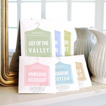 아로니카 센티드 옷장방향제 데이필데이 샤쉐 옷장방향제 15g 6개SET, 옷걸이형 대5p-엣플라워마켓(신제품)