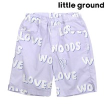 리틀그라운드 데님인더박스-5부러브레터링팬츠(73311-412-05)CH 딜 아동바지 반바지 남아바지