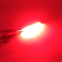 야외작업용조명 세차 틴팅샵 고성능 120x10mm 발광 다이오드 DC12-14V 10W 1000LM COB LED 스트립 라이트, 01 10W, 04 Red
