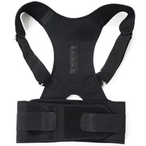 Aptoco 자기 자세 교정기 중괄호 어깨 뒤로 지원 벨트 중괄호 & 지원 벨트 어깨 자세 미국 주식, Black_2, XXL_7, 1개