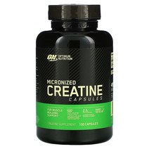 몬스터밀크 제로카브 크레아틴 Optimum Nutrition 미분화 캡슐 25g 100정