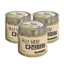 국내산 마늘 냉장 다진마늘 간마늘 당일제조, 300g, 3개