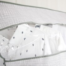마켓드봉 옷커버 행거덮개 윈도우 - 베이직행거커버 그레이, 1개, 1개