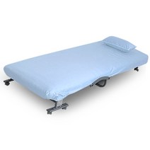 맞춤제작 순면 라꾸라꾸침대 매트커버, 순면원단(5.스카이)