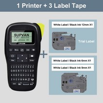 미니라벨프린터 supvan 뜨거운 휴대용 라벨 프린터 인쇄 기계 무선 라벨 메이커 널리, lp5120m 화이트 3, 협력사