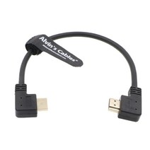 Alvin's 케이블 Z Cam E2 L 모양 4K 60P HDMI Atomos Shinobi Ninja V 모니터 Portkeys BM5 고속 코드, 02 45cm
