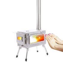 화목난로 펠릿난로 연탄보일러 거꾸로난로 목재펠릿 리버스화목난로 목재팰릿 굴뚝이있는 휴대용 텐트 스토브 야외 하이킹 나무 구운 퀵 릴리스 배낭 텐트 스토브 캠핑 하이킹 도구, 하얀