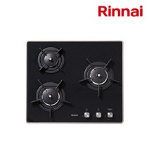 린나이 가스쿡탑3구 RBR-PF3000 (전기코드 560x480), 도시가스(LNG)
