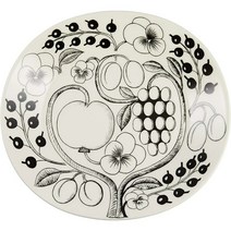 아라비아 핀란드 북유럽 심플 식기 파라티시 블랙 오벌 22x25cm