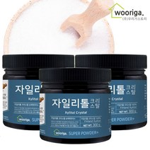 우리가스토리 핀란드산100% 자일리톨가루 크리스탈 300g, 3통