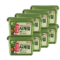해찬들 사계절쌈장 500g x 8 고기쌈 캠핑 나들이 펜션 여름 휴가 소풍 된장 식당 세트