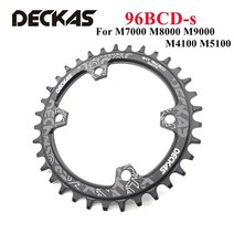 옴니움 크랭크 deckas 96bcd 라운드 산악 자전거 크라운 플레이트 부품 체인링, 라운드 블랙, 30톤