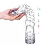 링놀이 신광 과학교구놀이 스프링클래식 메탈슬링키 매직슬링키 대형 메탈스프링1Px027Wd, 스프링(소)