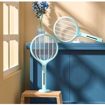 충전식 강력한 휴대용 전기 모기채 파리채 해충 퇴치, 831 아이보리 화이트