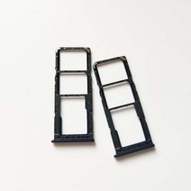 Sim Tray Holder For Samsung Galaxy A21s A207F A207M A207N SIM Card Slot Adapter Socket, [01] Black