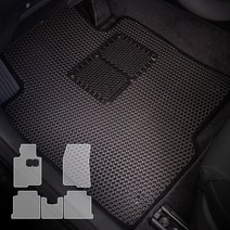 루카스 벌집엠보 카매트 1+2열 벌집매트 현대 기아 이중카매트, 벌집엠보 블랙, 148-5_올뉴카니발9인승(운전+조수만)