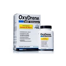Oxydrene NAD+ Enhancer 니아신 로디올라 L트립토판 코엔자임Q10 60 캡슐 Novex Biotech, 60 Count
