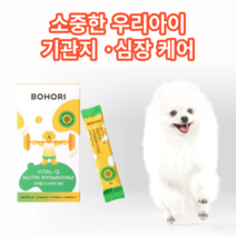 강아지 기관지 심장케어 애견 포뮬러 브로멜라인 불순물 배출 심장 에너지 코엔자임Q10 기관지 수분 코팅막 협착증 호흡기 애견보호, 3박스, (10g x 15포)